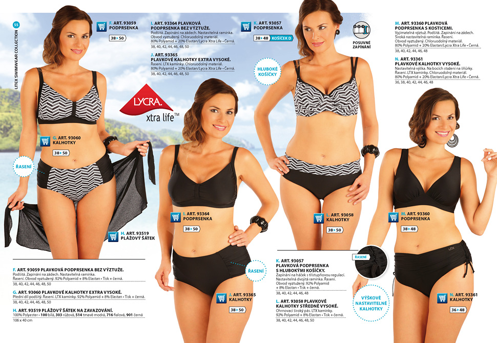 Dámske plavky 2026 [strana 55] - katalog LITEX