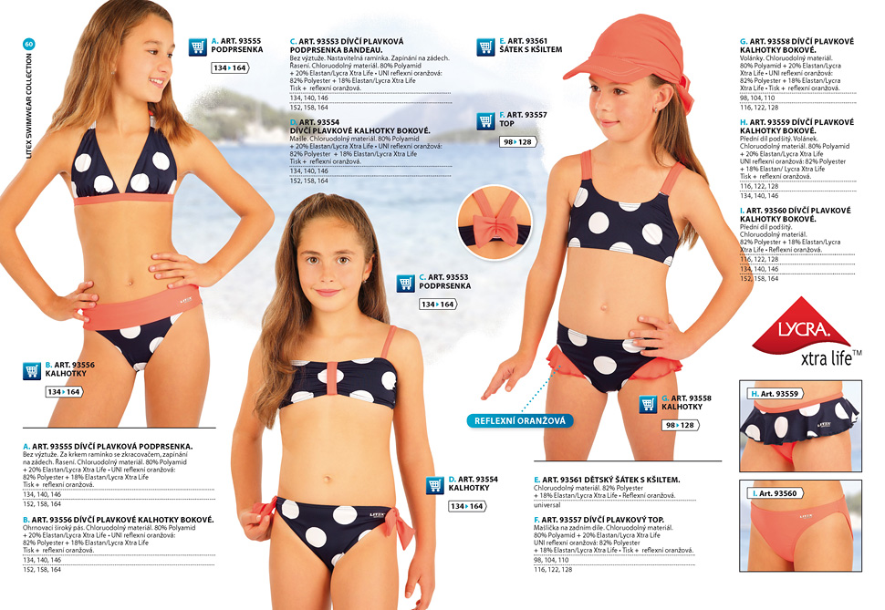Dievčenské plavky 2026 [strana 60] - katalog LITEX