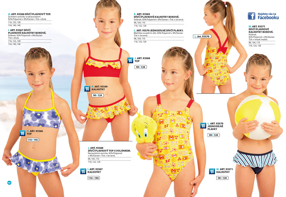 Dievčenské plavky 2026 [strana 65] - katalog LITEX