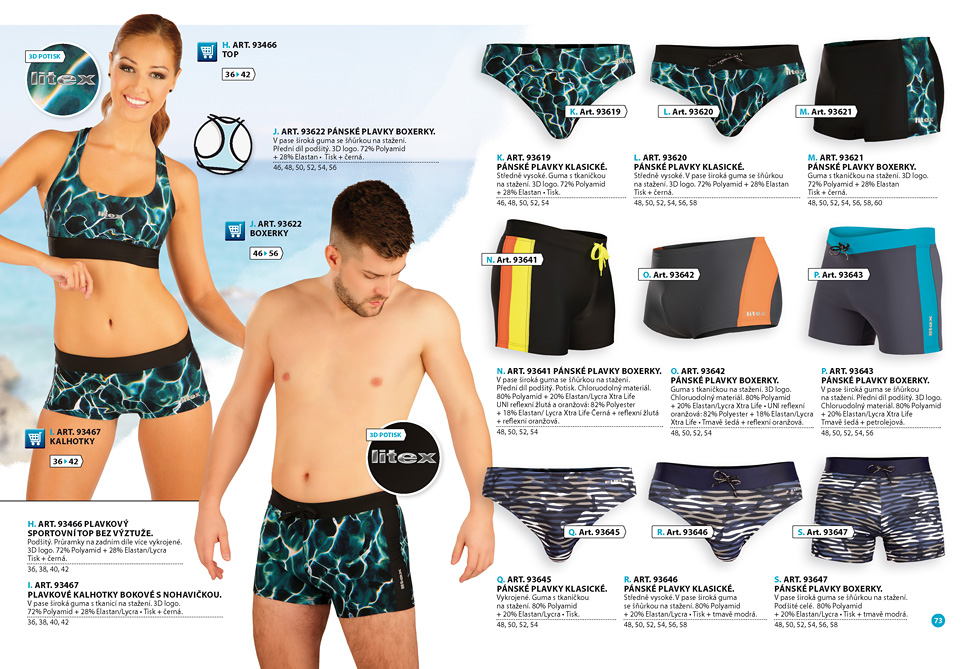 Pánske plavky 2025 [strana 73] - katalog LITEX