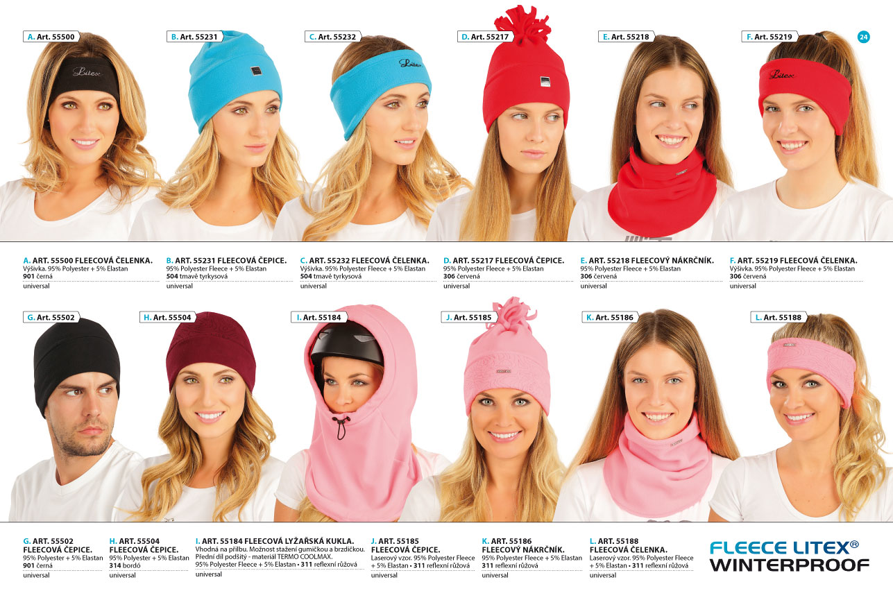 Čiapky 2025 [strana 24] - katalog LITEX