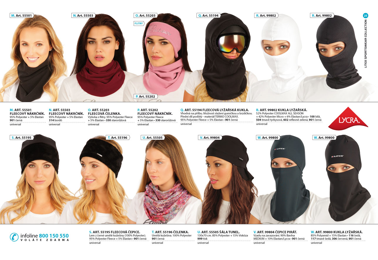 Čiapky 2025 [strana 25] - katalog LITEX