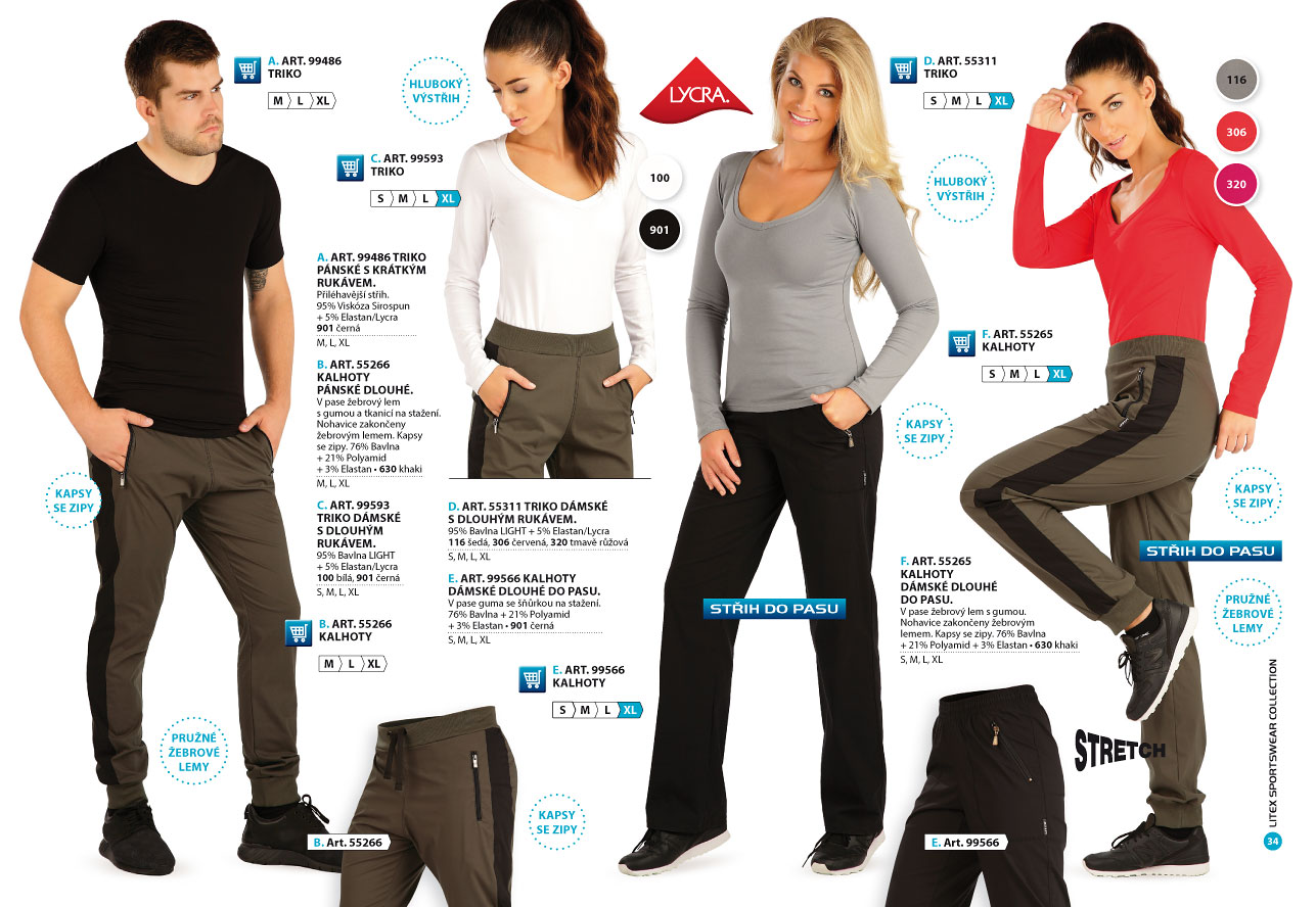 Nohavice Microtec 2025 [strana 34] - katalog LITEX