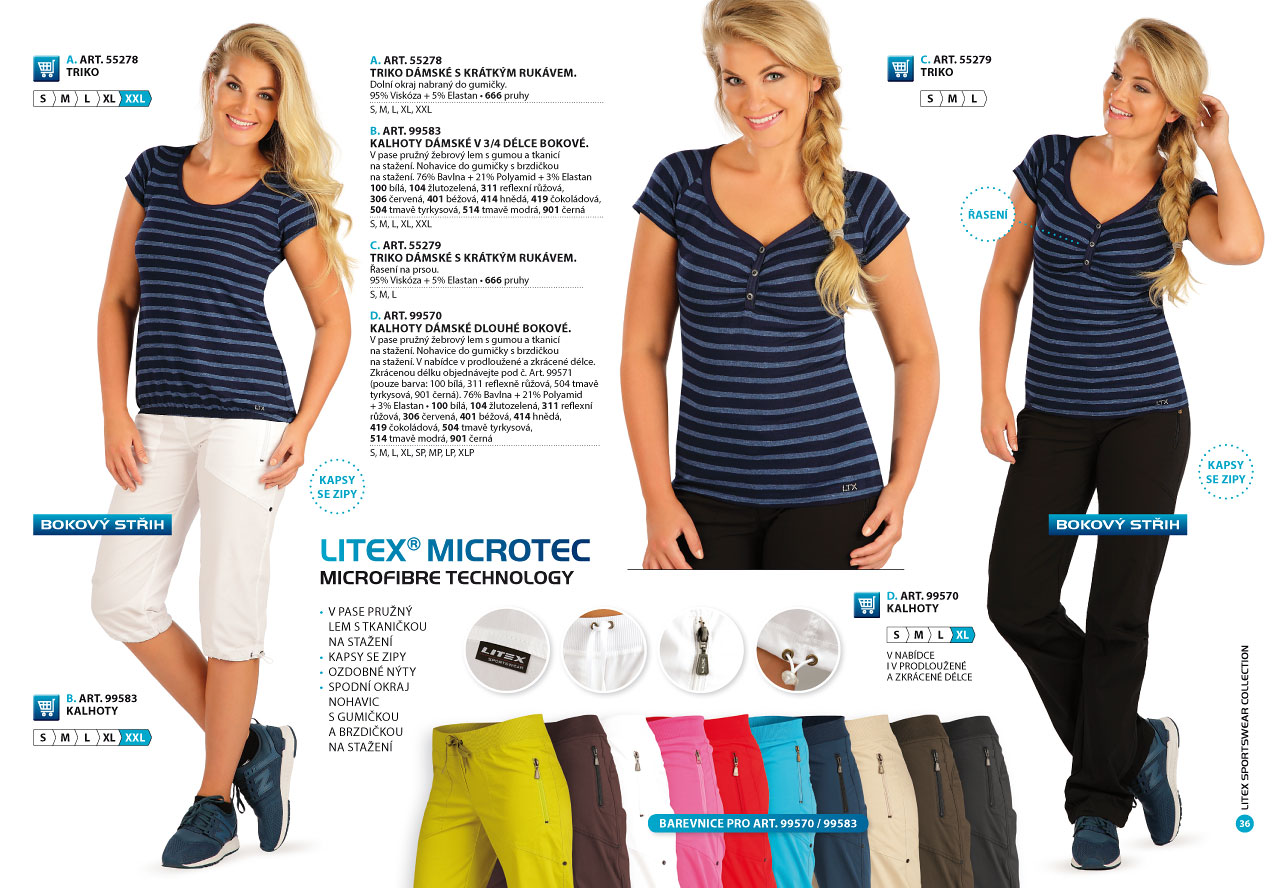 Nohavice Microtec 2025 [strana 36] - katalog LITEX