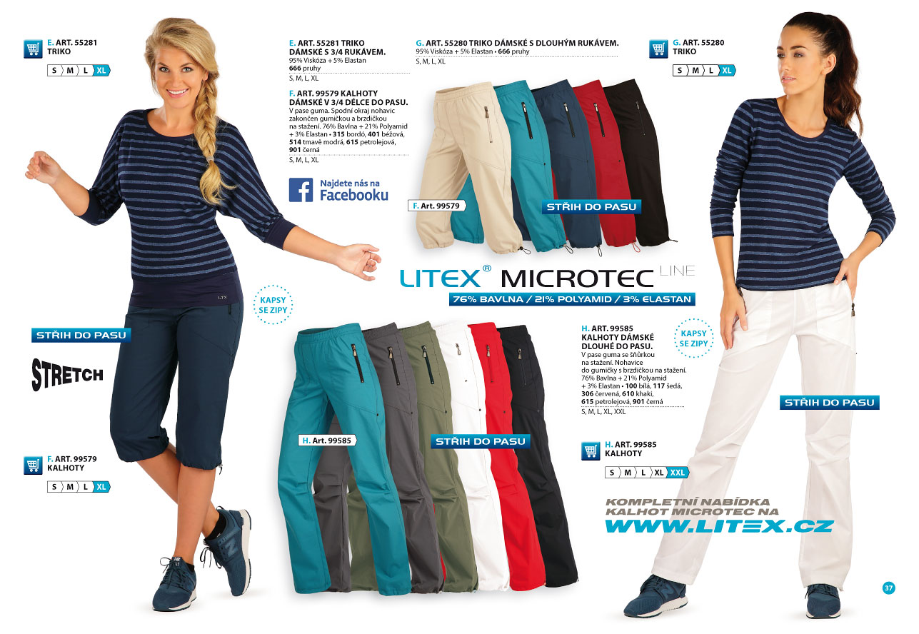 Nohavice Microtec 2025 [strana 37] - katalog LITEX