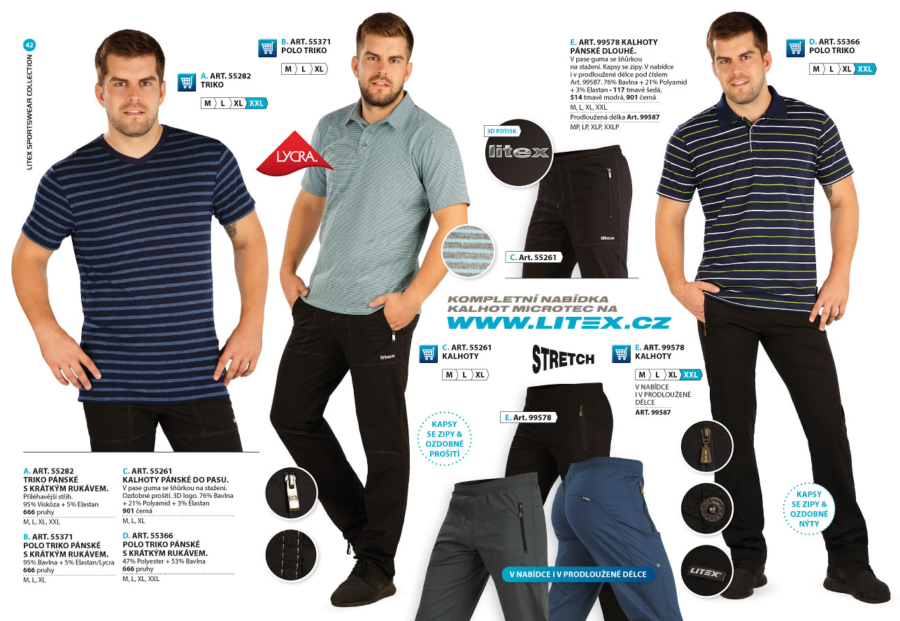 Nohavice Microtec 2025 [strana 42] - katalog LITEX
