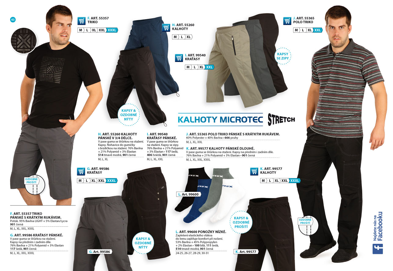 Nohavice Microtec 2025 [strana 43] - katalog LITEX