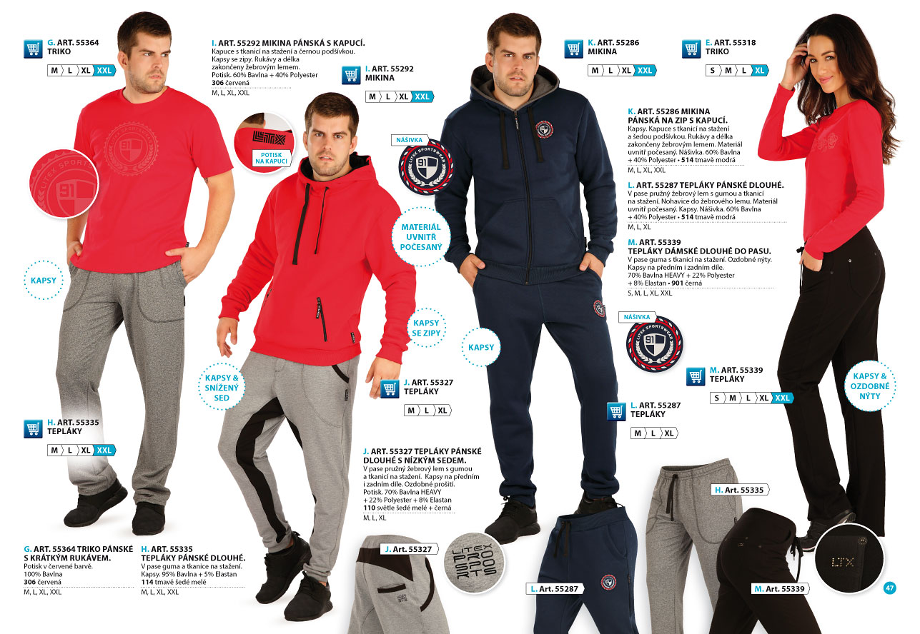 Oblečenie pre voľný čas 2025 [strana 47] - katalog LITEX