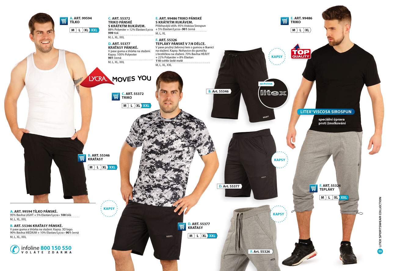 Oblečenie pre voľný čas 2025 [strana 50] - katalog LITEX