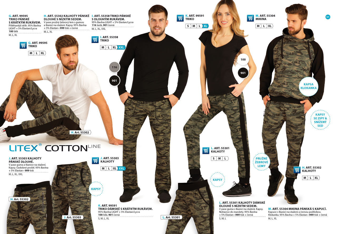 Oblečenie pre voľný čas 2025 [strana 51] - katalog LITEX