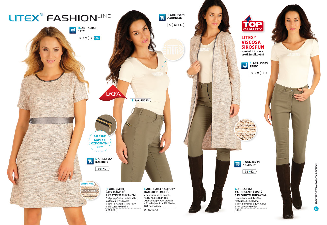 Oblečenie pre voľný čas 2025 [strana 53] - katalog LITEX