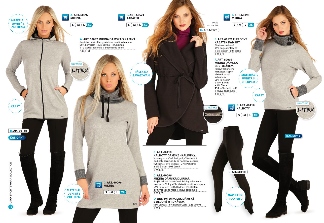 LITEX Fleece Winterproof 2025 [strana 18] - katalóg LITEX
