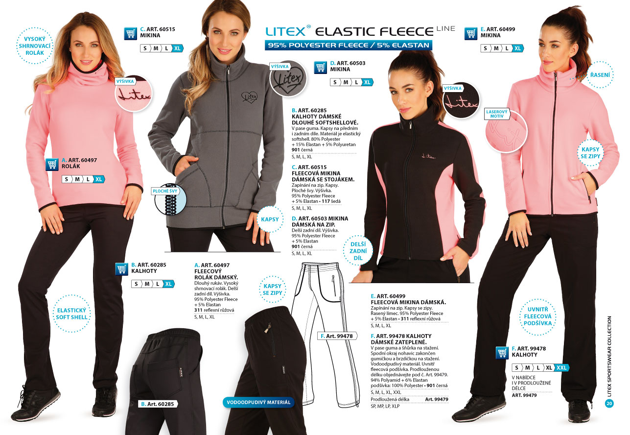 LITEX Fleece Winterproof 2025 [strana 20] - katalóg LITEX