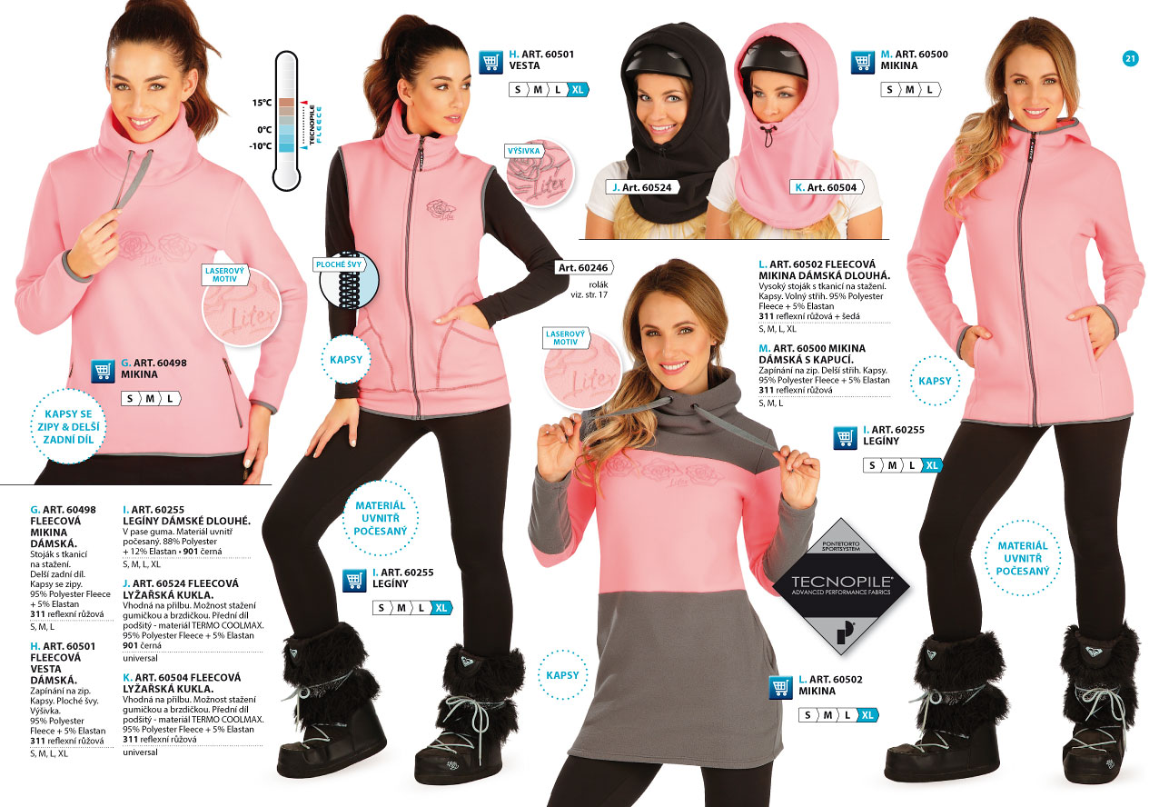 LITEX Fleece Winterproof 2025 [strana 21] - katalóg LITEX