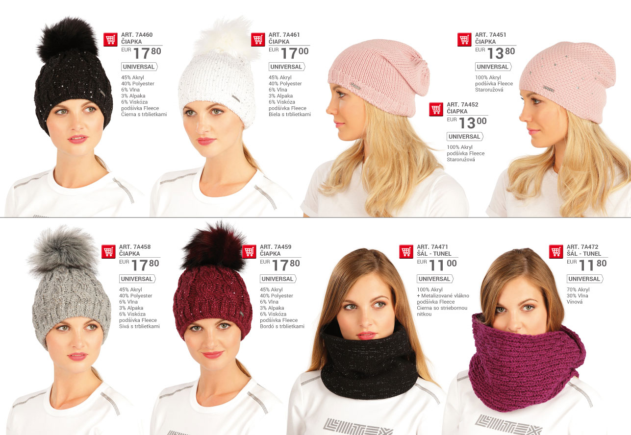 Čiapky 2025 [strana 76] - katalóg LITEX