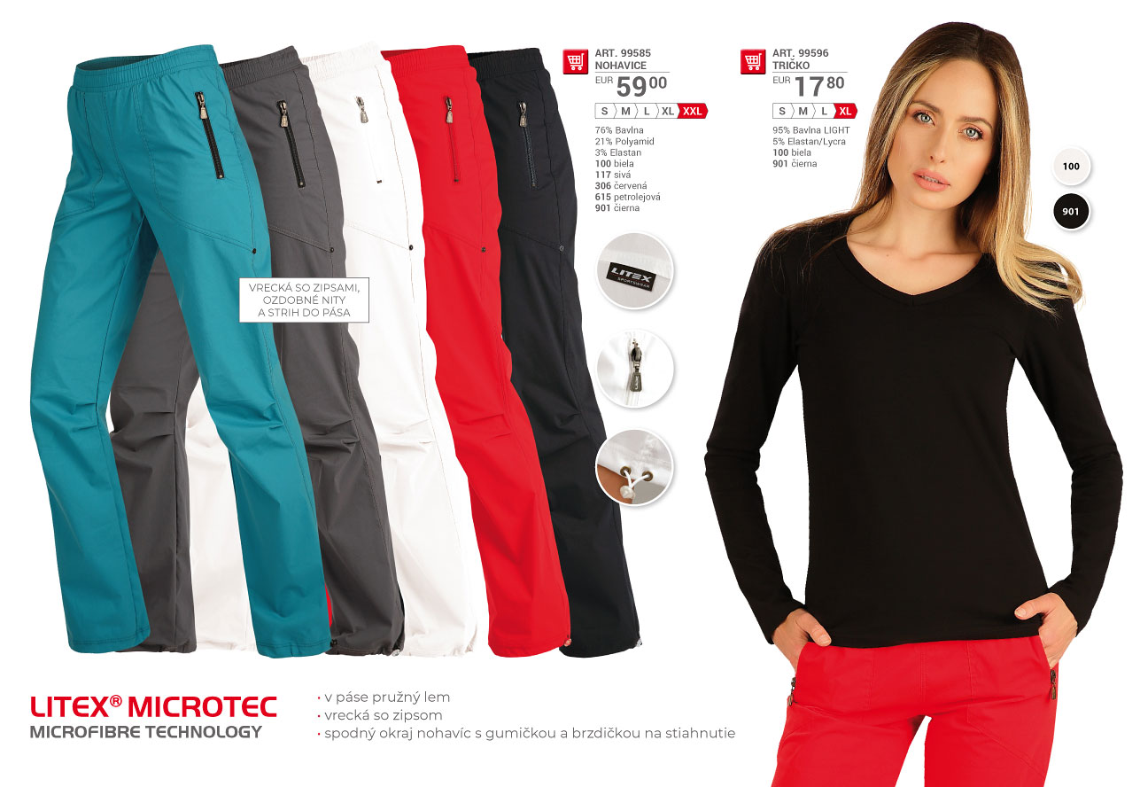 Nohavice Microtec 2025 [strana 111] - katalóg LITEX