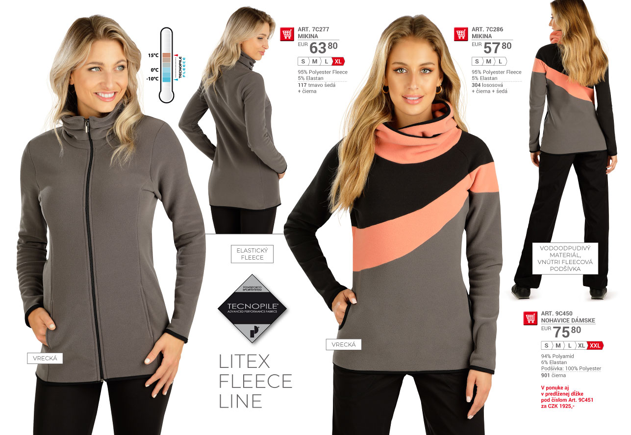 LITEX Fleece Winterproof 2025 [strana 44] - katalóg LITEX