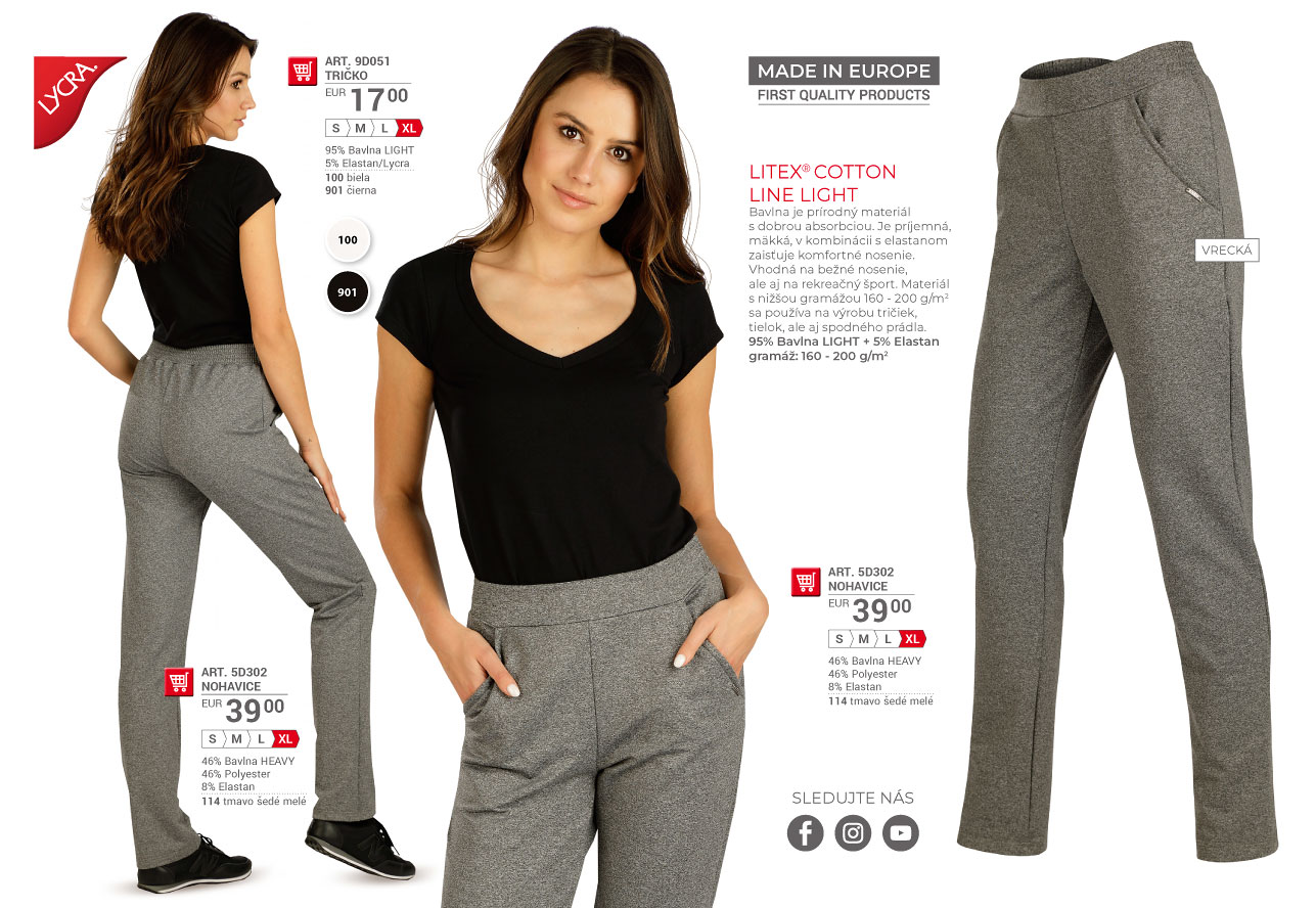 Oblečenie pre voľný čas 2025 [strana 100] - katalóg LITEX