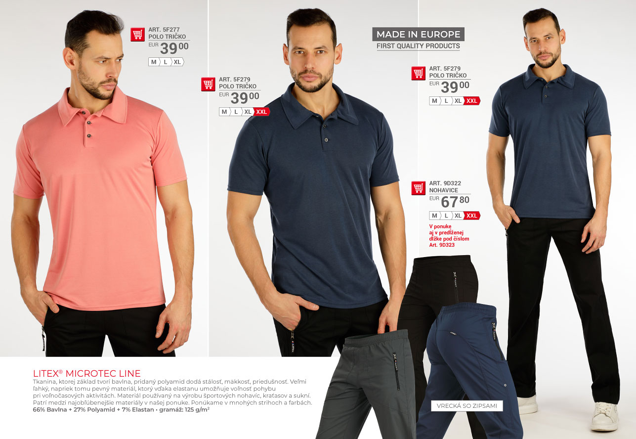 Pánske oblečenie 2025 [strana 110] - katalóg LITEX