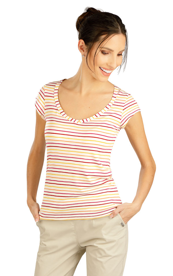 Tričko dámske s krátkym rukávom. 5C026 | Tielka, trička, halenky LITEX