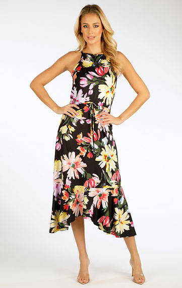 Šaty dámske dlhé na ramienka.